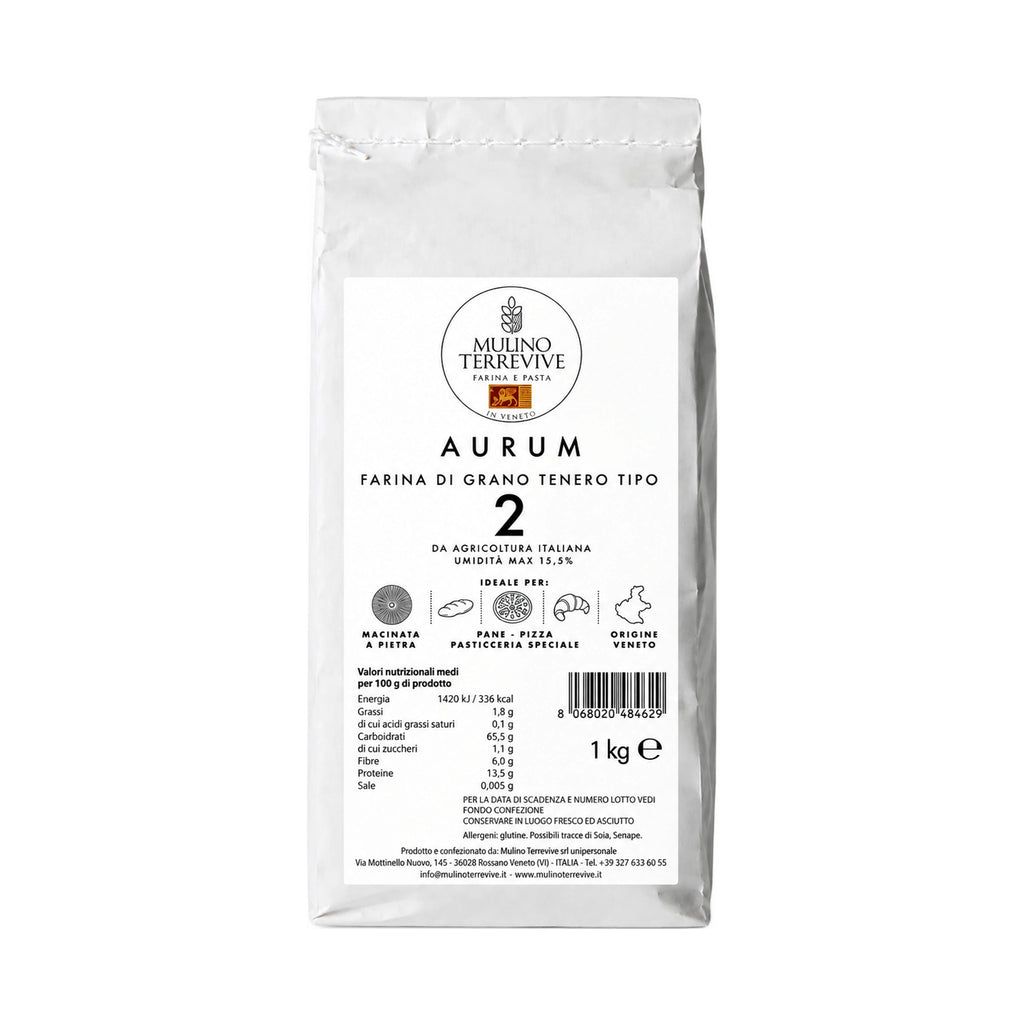 Farina Aurum 2 grano tenero-Mulino Terrevive-Vaigustando