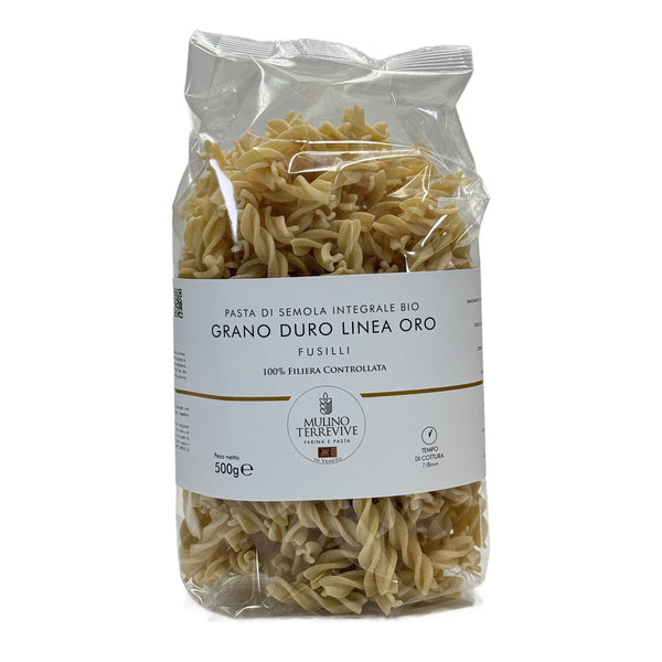 Vollkornnudeln Hartweizen Oro Line Fusilli 500g BIO