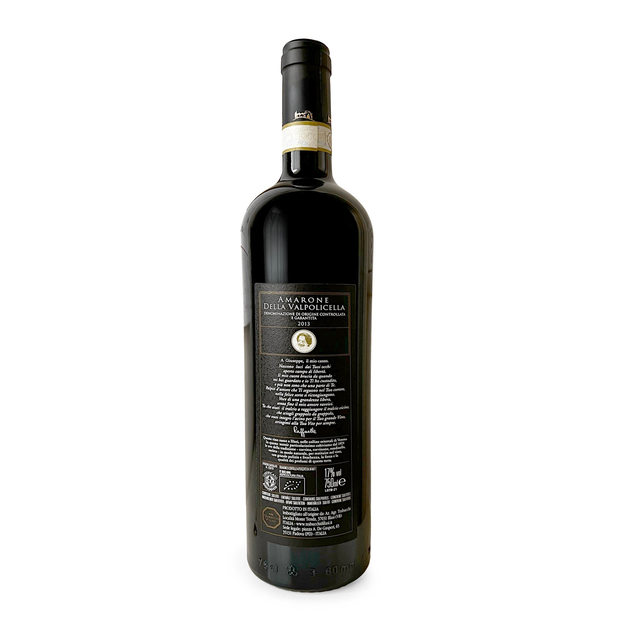 Amarone della Valpolicella D.O.C.G. 2013  -  Tenuta Trabucchi - vaigustando