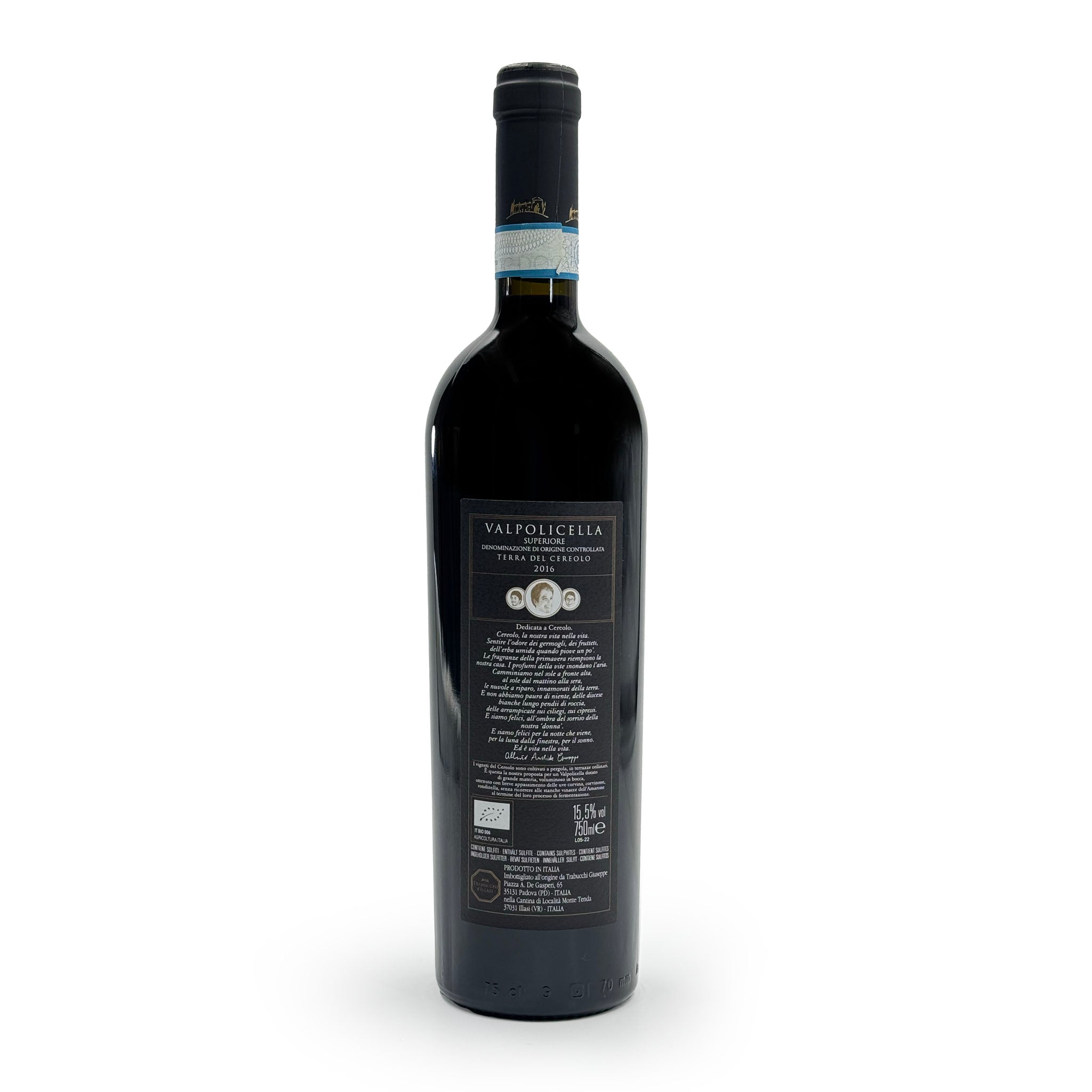 Valpolicella superiore Doc-Terra del Cereolo  -  Tenuta Trabucchi - vaigustando