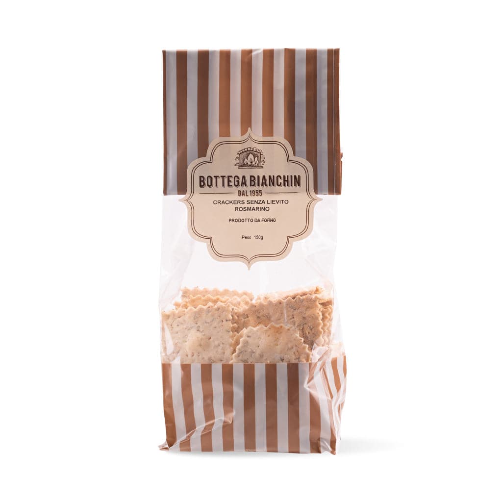 Crackers senza lievito con Rosmarino 150g  -  Bottega Bianchin - vaigustando