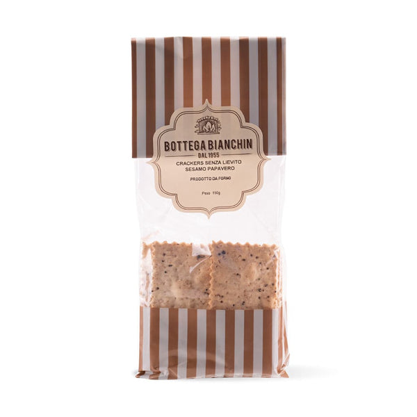 Hefefreie Cracker mit Sesam und Mohn 150g