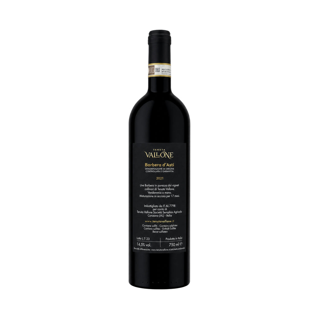 Barbera d’Asti DOCG  -  Tenuta Vallone - vaigustando
